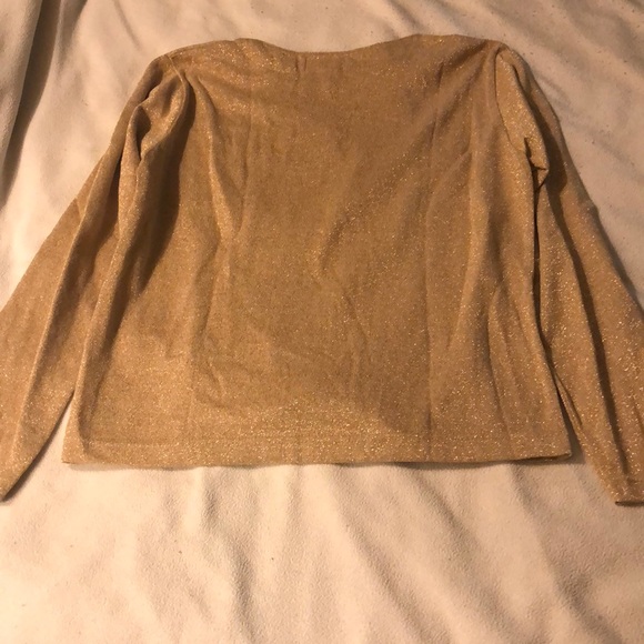 Gold Bob Mackie top - Picture 3 of 5